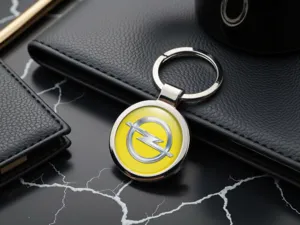 Opel Personalisiert Schlüsselring Foto Glänzend Metall